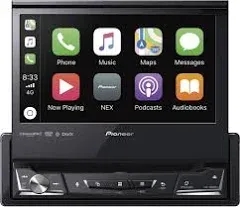 Pioneer AVH-3500NEX 1-Din 7-Inch Flip Out AV Receiver with Carplay and Android Auto (Renewed)