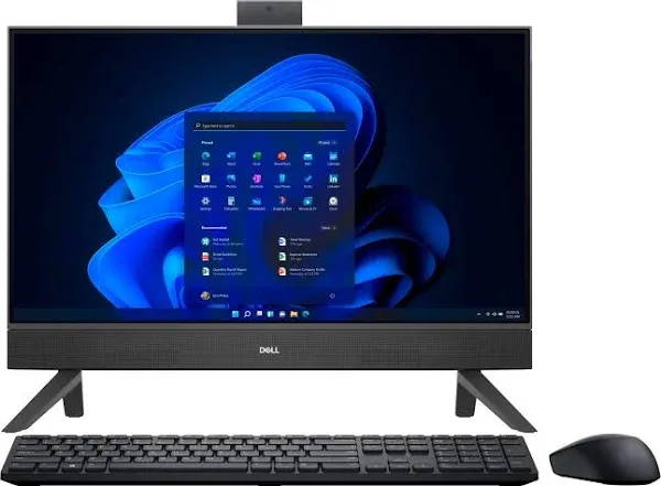 Dell Inspiron 5415 All in One Desktop - 23.8-inch FHD (1920x1080) Touchscreen Display, AMD Ryzen 5-7530u Processor, 16GB DDR4 Ram, 1TB Ssd, AMD Radeon