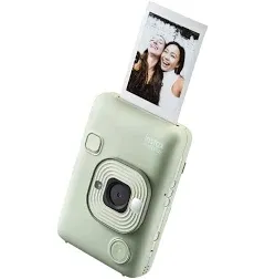 FUJIFILM - Instax Mini LiPlay Hybrid Instant Camera - Misty White