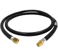 MCAMPAS 1/4 Inch NPT Propane Appliance Extension 5 Feet High Pressure Hose For Gas grills, Turkey Fryers, Fire Pit, Mr Heater.RV Equipment Etc- 1/4" Male NPT x 1/4" Female NPT