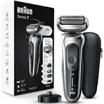 Braun Electric Shaver for Men Series 7 7185cc Wet & Dry Shave, Turbo 7177cc