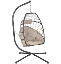 FDW Egg Hanging Chair with Stand