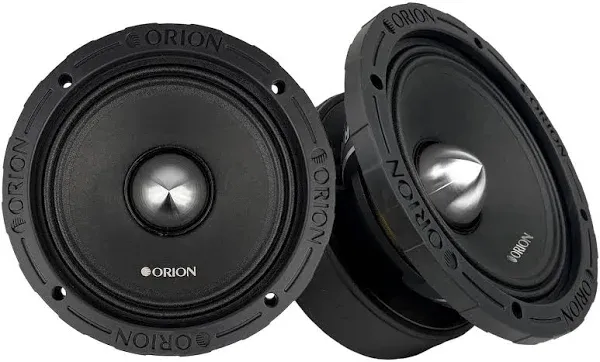 ORION XTRPRO XPM654MBF 6.5" MidBass Loud speakers 1600W Max 400W RMS 4-Ohm Pair