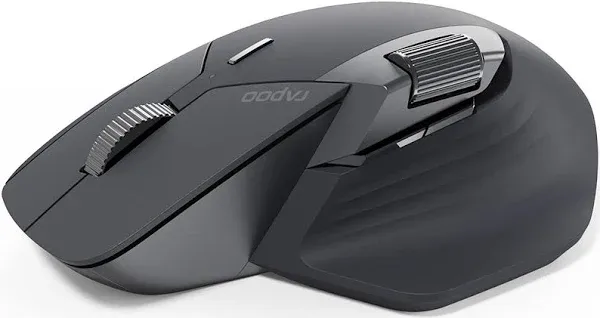 Rapoo MT760 Multi-Device Wireless Mouse, Bluetooth 5.0 and 2.4G Multi-Mode Connection