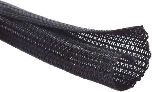 Alex Tech Cord Protector Wire Loom Tubing Cable Sleeve Split Sleeving for USB Cable Power Cord Audio Video