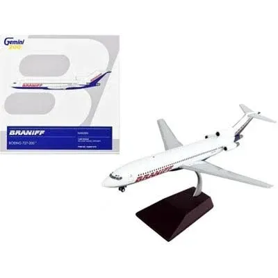 Boeing 727-200 Commercial Aircraft White 1/200 Diecast Model Airplane