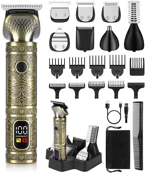 Beard Trimmer for Men, Electric Razor Shavers for Men, Professional Zero Gapp...
