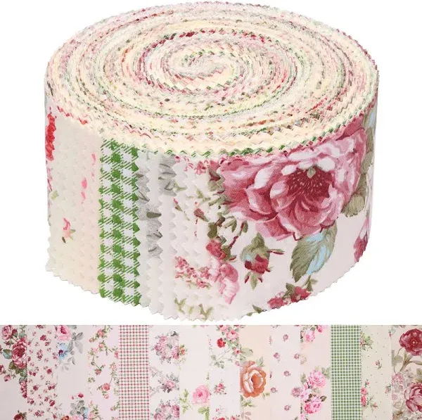 42 Strip Jelly Roll Fabric 2.5" x 44" | Cotton Strips Bundles - Jelly Rolls f...
