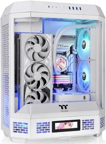 Thermaltake The Tower 600 Snow Mid Tower Chassis (ca-1z1-00m6wn<wbr/>-00)