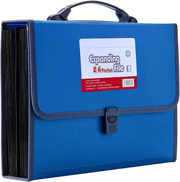 FANWU 26 Pockets Expanding File Accordion Folder