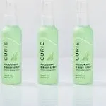 Curie Whole Body Aluminum-Free Deodorant Spray | 3 Pack | White Tea