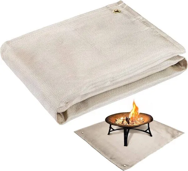 39''× 39'' Fireproof Hearth Mats and Pads for Wood Stove, Grill Mats Blanket