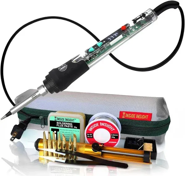 Inside Insight Wood Burning Kit and Soldering Iron Kit