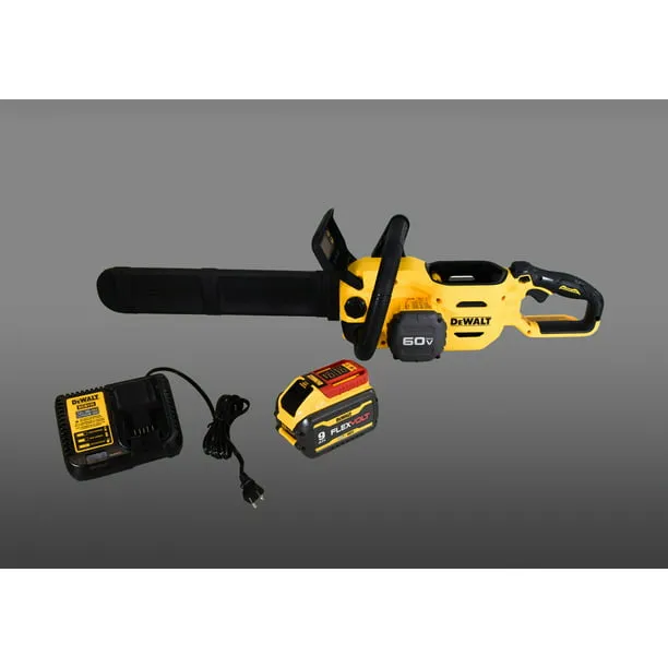 60V Max 18in. Brushless Battery Powered Chainsaw Kit with (1) FLEXVOLT 3Ah Battery, Charger & Chain (62 Link)