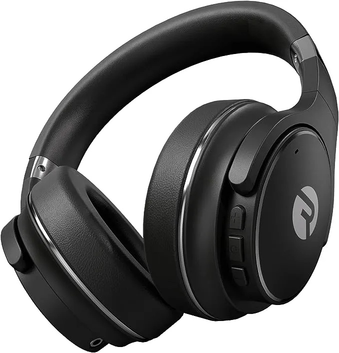 Raycon Everyday Wireless Bluetooth Over Ear Headphones, with Active Noise Cancelling, Awareness Mode and Built in Microphone, IPX 4 Water Resistance, 38 Hours of Battery Life (Frost White)