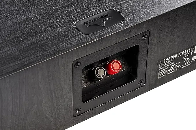Polk Audio Signature Elite ES35 Slim Center Channel Loudspeaker, Black
