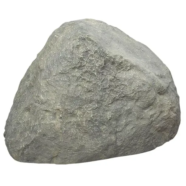 Outdoor Essentials Outdoor Faux Rock Cover - for Landscaping, Yard Décor, & Gardens - Water-Proof, Lightweight, Wind-Resistant, Grey, Small