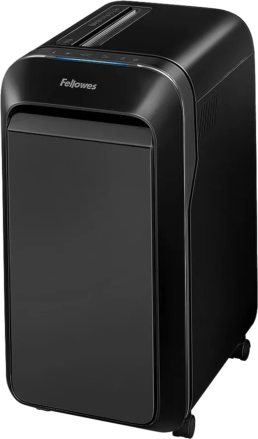 Fellowes Powershred LX22M 20-Sheet 100% Jam-Proof Micro Cut Paper Shredder for Office and Home, Black 5263501