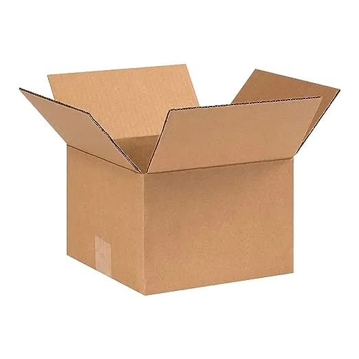 9" x 9" x 6" Corrugated Boxes, 25/Bundle