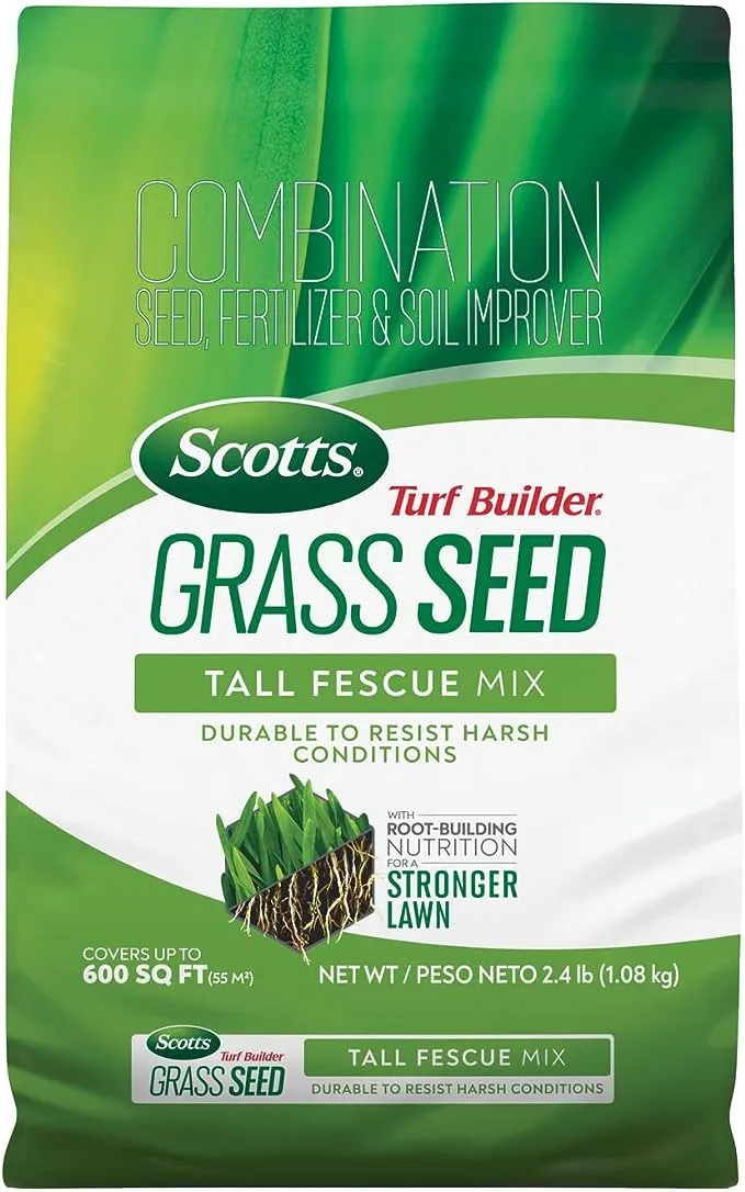 Scotts Turf Builder Grass Seed Tall Fescue Mix, 5.6 lbs.