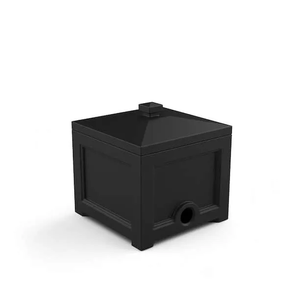 Mayne - Fairfield Garden Hose Bin - Black
