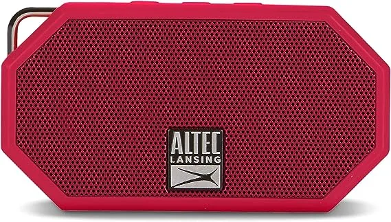 Altec Lansing Mini H2O Portable Speaker - Bluetooth - Red