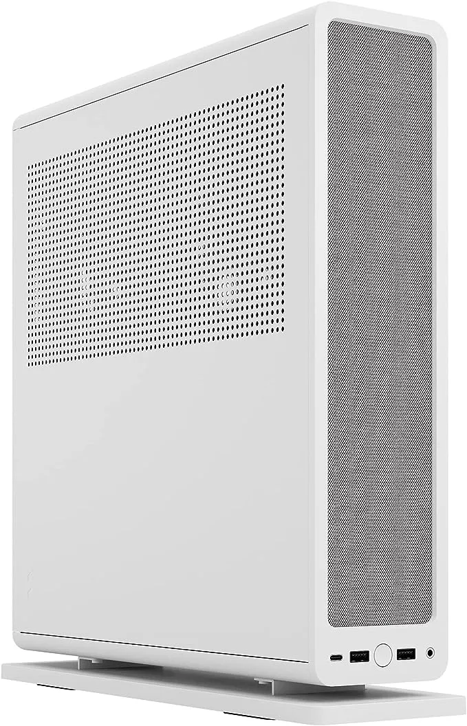 Fractal Design Ridge Black - PCIe 4.0 Riser Card Included - 2X 140mm PWM Aspect Fans Included - Type C USB - m-ITX PC Gaming Case