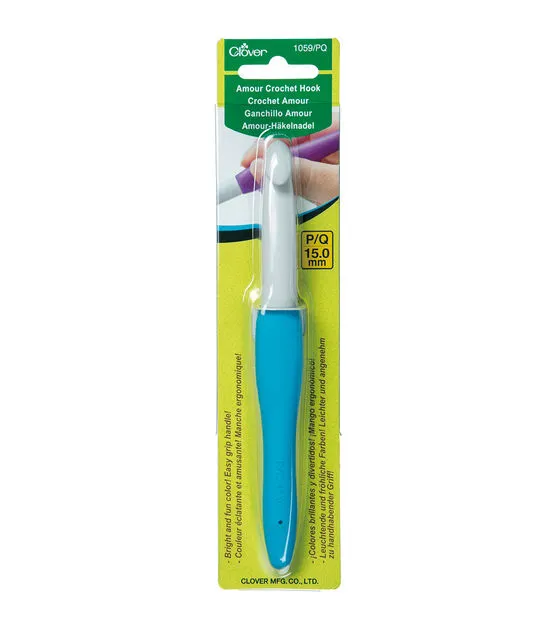Clover P/Q 15 mm Amour Crochet Hook