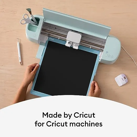 Cricut Premium Removable Vinyl (12 in × 15 ft), No-Residue Easy Removal up to 2 Years, Perfect for Indoor-Outdoor DIY Projects & Removable Decals, Compatible with Cricut Machines, White