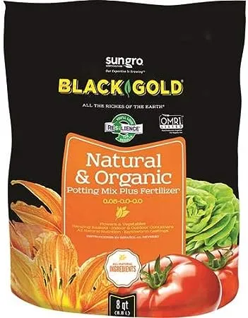 Black Gold 8qt Organic Potting Soil