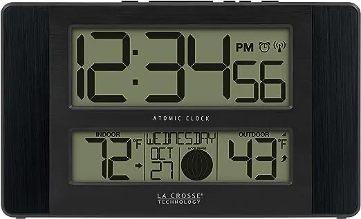 La Crosse Technology Atomic Digital Clock 513-1417BS