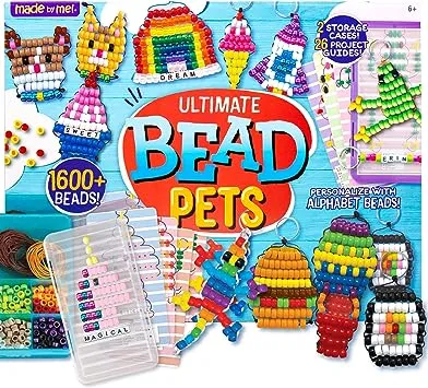 Ultimate Bead Pets by Horizon Group USA, Bead Pets Crafts for Kids, Includes ...