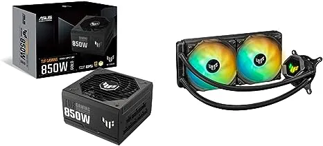 ASUS TUF Gaming 850W Gold (850 Watt, ATX 3.0-kompatibel, vollständig modulares Netzteil, 80+ Gold, Komponenten in Militärqualität, Doppelkugellager, Axial-Tech-Lüfter, PCB-Beschichtung, 10 Jahre Garantie)