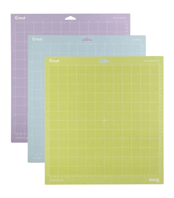 Cricut 12" x 12" Multicolor Adhesive Cutting Mats 3ct