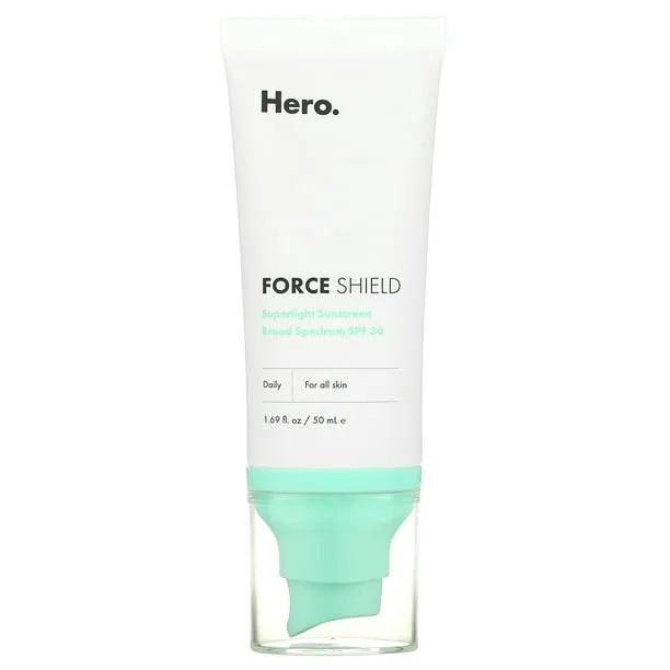 Hero Cosmetics Force Shield Superlight Sunscreen SPF30 50ml