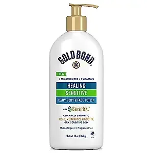 Gold Bond Body & Face Lotion, Daily, Healing, Sensitive - 13 oz