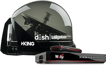 King Dish Tailgater Pro Premium Satellite Portable TV