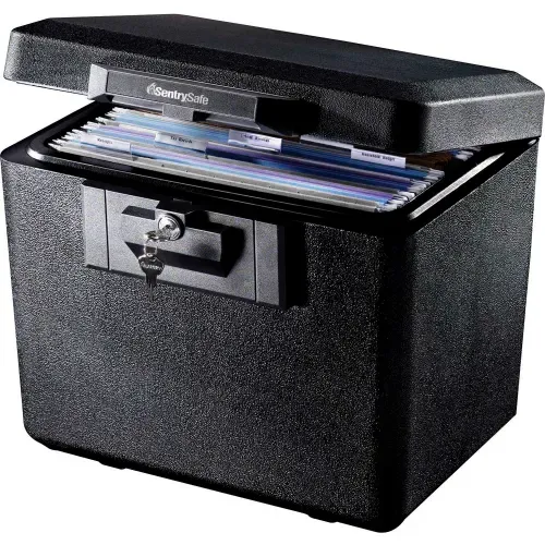 Sentry Safe Security Fire File - Black