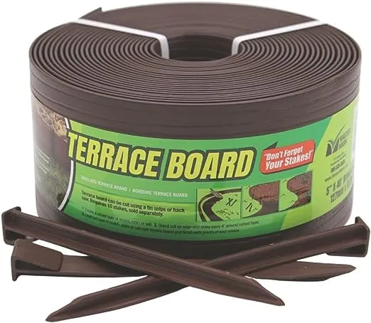 40 ft. W Terrace Board Edging Master Mark Plastics