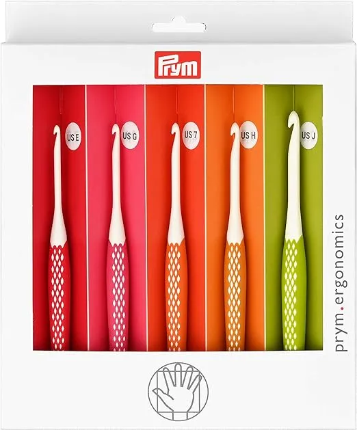 Prym Crochet Hook Set E-J