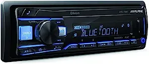Alpine - In-Dash Digital Media Receiver - Built-in Bluetooth - Black