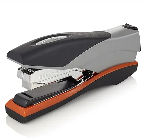 Swingline Optima Desk Stapler 40-Sheet Capacity Silver/Orange/Black