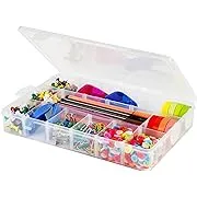 18 Grids Clear Plastic Organizer Box with Dividers