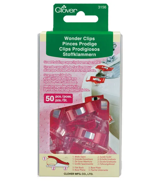 Clover Wonder Clips - 50/PKG
