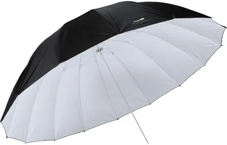 Impact 7' Parabolic Umbrella (White/Black)Impact 7' Parabolic Umbrella (White/Black)