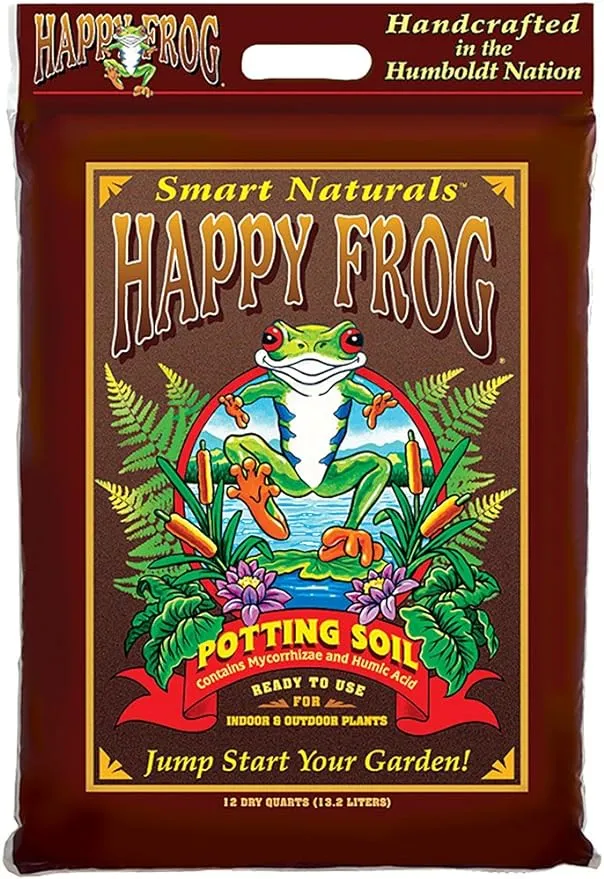FoxFarm FX14082 Happy Frog Bag, 12 Quart Potting Soil, BrownFoxFarm FX14082 Happy Frog Bag, 12 Quart Potting Soil, Brown