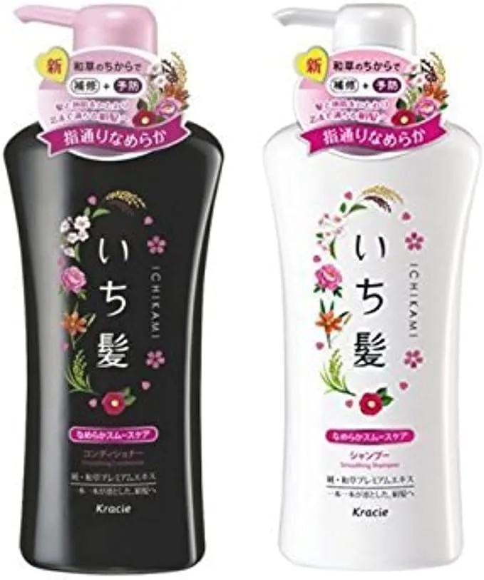 NEW ICHIKAMI SMOOTH AND SLEEK SHAMPOO (480mL) AND CONDITIONER (480g) SET!