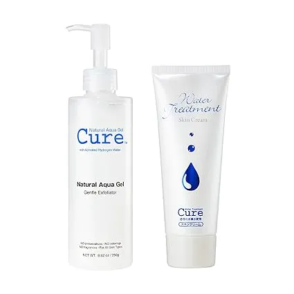Cure Duo I Contains: Cure Natural Aqua Gel Exfoliator & Cure Water Treatment Skin ...