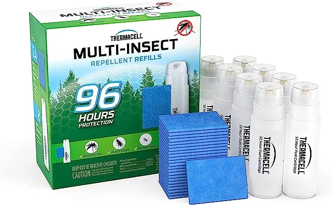 Thermacell Mosquito Repellent Refills; Compatible with Any Fuel-Powered Thermacell Repeller; Highly Effective, Long Lasting, No Spray, No Scent, No Mess; 15 Foot Zone of Mosquito Protection