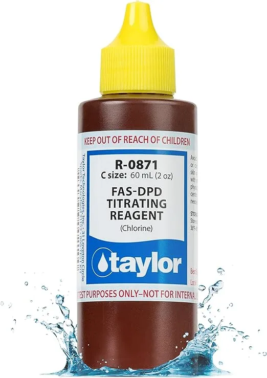 TAYLOR-R-0871-C FAS-DPD Titrating Reagent Chlorine 2 Ounce